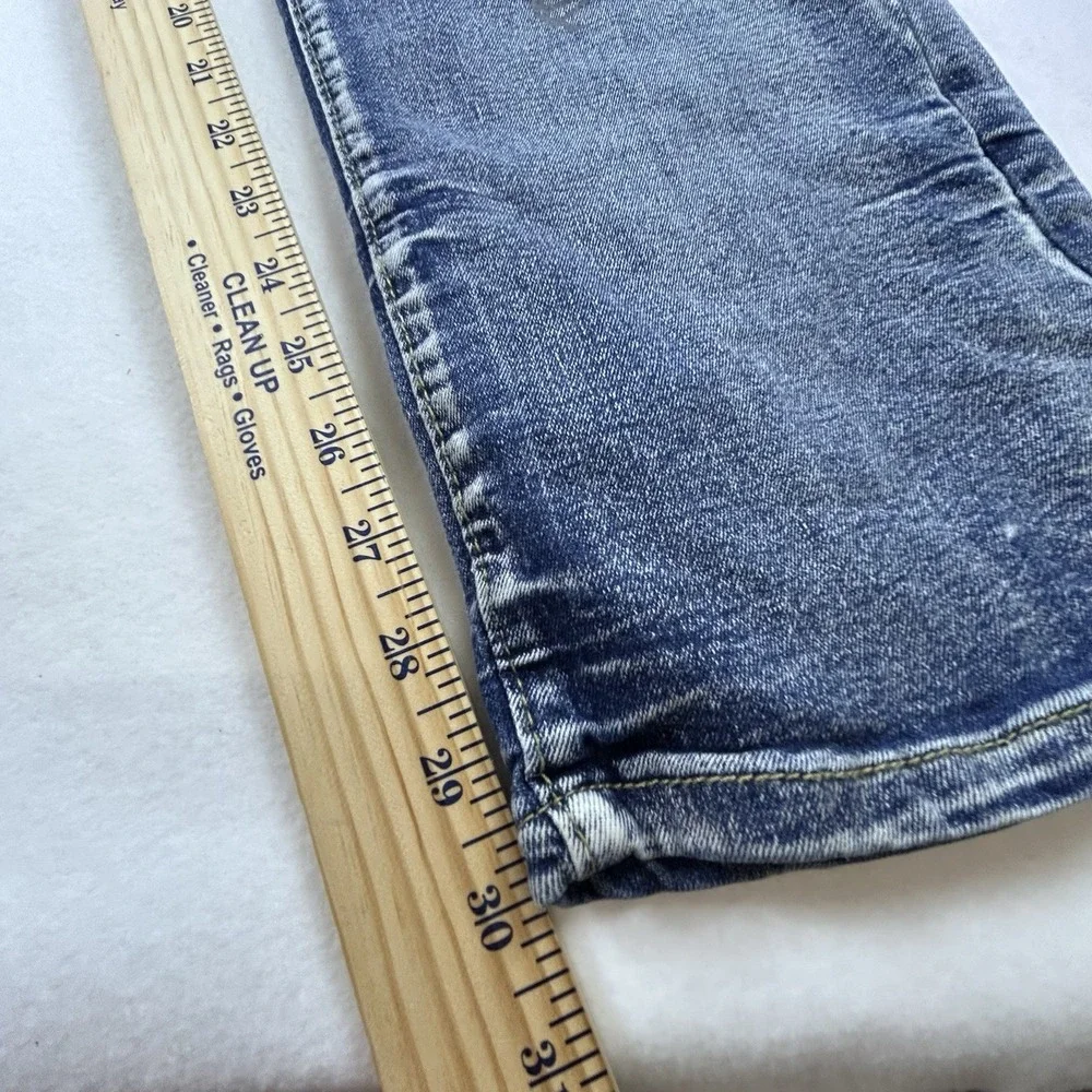 Men's Baggy Graphic Jeans 36 Teddy Bear Graffiti‎ Y2K Streetwear Wide Leg Skater